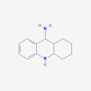 molecular formula C13H18N2 B11748108 1,2,3,4,4a,9,9a,10-Octahydroacridin-9-amine 