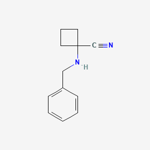 1-(Benzylamino)cyclobutane-1-carbonitrile