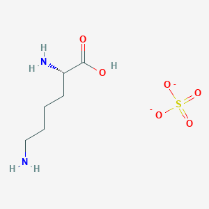 molecular formula C6H14N2O6S-2 B11748312 (2S)-2,6-diaminohexanoic acid sulfate 