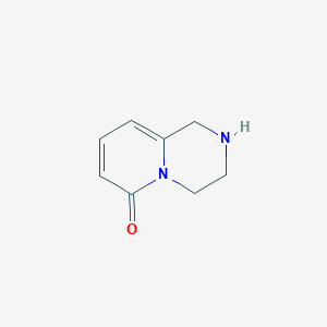 molecular formula C8H10N2O B11748383 3,4-Dihydro-1H-pyrido[1,2-a]pyrazin-6(2H)-one 