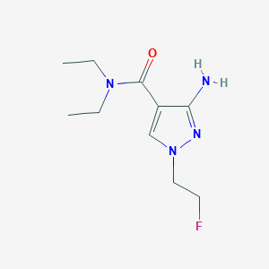 3-Amino-N,N-diethyl-1-(2-fluoroethyl)-1H-pyrazole-4-carboxamide