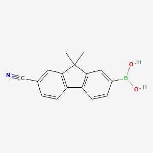 (7-Cyano-9,9-dimethylfluoren-2-yl)boronic acid