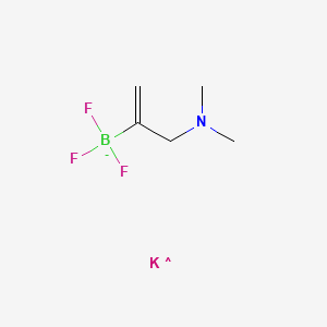 molecular formula C5H10BF3KN- B11748470 [3-(Dimethylamino)prop-1-en-2-yl]trifluoroboranuide potassium 