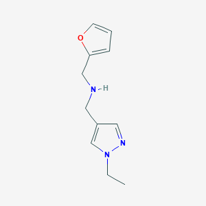 [(1-ethyl-1H-pyrazol-4-yl)methyl][(furan-2-yl)methyl]amine