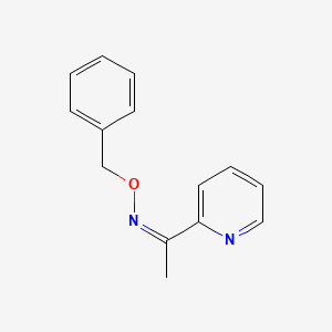 molecular formula C14H14N2O B11748495 (Z)-N-phenylmethoxy-1-pyridin-2-ylethanimine 