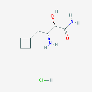 (2S,3R)-3-amino-4-cyclobutyl-2-hydroxybutanamide hydrochloride