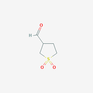 1,1-Dioxo-1lambda6-thiolane-3-carbaldehyde