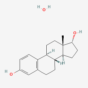 (1R,3aS,3bR,9bS,11aS)-11a-methyl-1H,2H,3H,3aH,3bH,4H,5H,9bH,10H,11H,11aH-cyclopenta[a]phenanthrene-1,7-diol hydrate