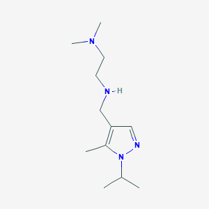 [2-(dimethylamino)ethyl]({[5-methyl-1-(propan-2-yl)-1H-pyrazol-4-yl]methyl})amine