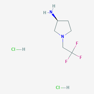 (3S)-1-(2,2,2-trifluoroethyl)pyrrolidin-3-amine dihydrochloride