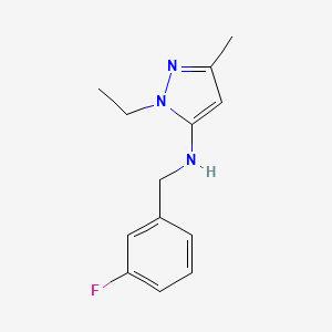 1-ethyl-N-(3-fluorobenzyl)-3-methyl-1H-pyrazol-5-amine