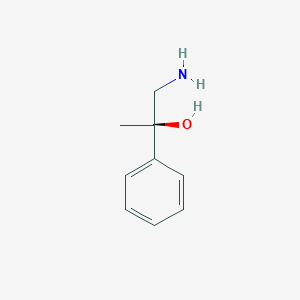 molecular formula C9H13NO B11748632 (2R)-1-amino-2-phenylpropan-2-ol 