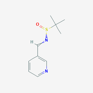 (R)-2-methyl-N-(pyridin-3-ylmethylene)propane-2-sulfinamide