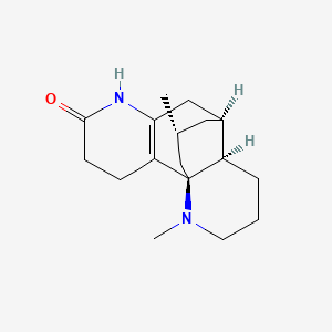 molecular formula C17H26N2O B11748689 (1S,9S,10R,16R)-14,16-dimethyl-6,14-diazatetracyclo[7.5.3.01,10.02,7]heptadec-2(7)-en-5-one 