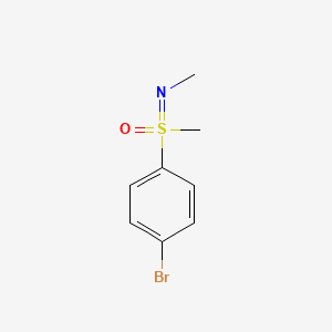 [(4-Bromophenyl)(methyl)oxo-lambda6-sulfanylidene](methyl)amine