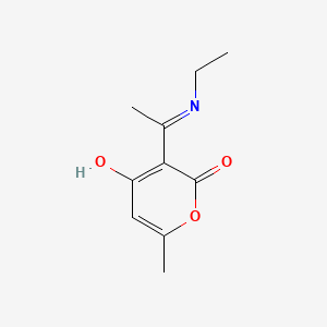 3-(1-(Ethylamino)ethylidene)-6-methyl-3H-pyran-2,4-dione