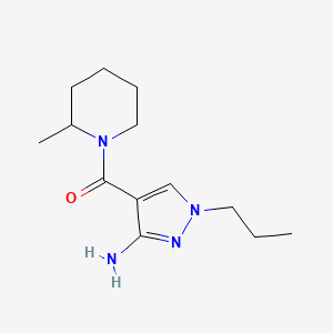 4-(2-methylpiperidine-1-carbonyl)-1-propyl-1H-pyrazol-3-amine