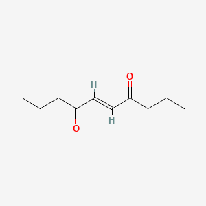 molecular formula C10H16O2 B11748790 (E)-Dec-5-ene-4,7-dione 