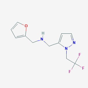 [(furan-2-yl)methyl]({[1-(2,2,2-trifluoroethyl)-1H-pyrazol-5-yl]methyl})amine