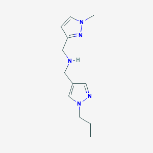 [(1-methyl-1H-pyrazol-3-yl)methyl][(1-propyl-1H-pyrazol-4-yl)methyl]amine