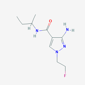 3-amino-N-(butan-2-yl)-1-(2-fluoroethyl)-1H-pyrazole-4-carboxamide