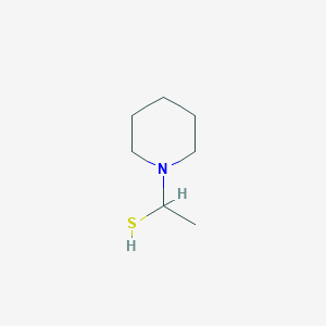 molecular formula C7H15NS B11748883 Piperidinoethanethiol 