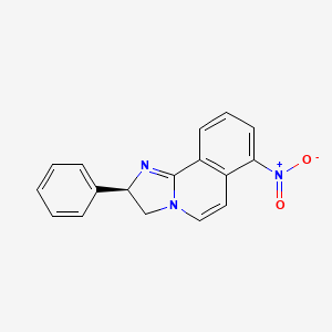 (2R)-7-nitro-2-phenyl-2H,3H-imidazo[2,1-a]isoquinoline