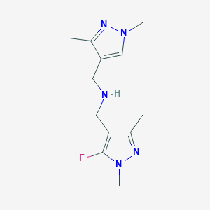 [(1,3-dimethyl-1H-pyrazol-4-yl)methyl][(5-fluoro-1,3-dimethyl-1H-pyrazol-4-yl)methyl]amine