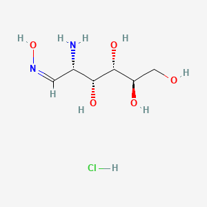 (2R,3S,4R,5S,6E)-5-Amino-6-(N-hydroxyimino)hexane-1,2,3,4-tetrol hydrochloride