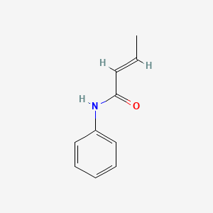 molecular formula C10H11NO B11748985 N-phenylbut-2-enamide CAS No. 1733-40-0