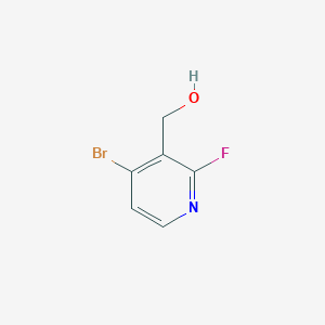 molecular formula C6H5BrFNO B11748988 (4-Bromo-2-fluoropyridin-3-yl)methanol 