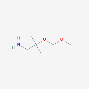 [(1-Amino-2-methylpropan-2-YL)oxy](methoxy)methane