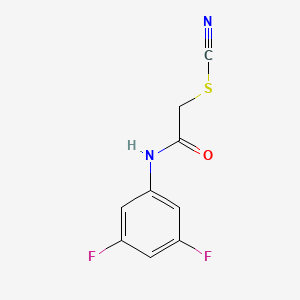 2-[(3,5-Difluorophenyl)amino]-2-oxoethyl thiocyanate