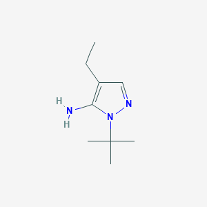 5-Amino-1-tert-butyl-4-ethylpyrazole