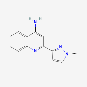 2-(1-Methyl-1H-pyrazol-3-yl)quinolin-4-amine