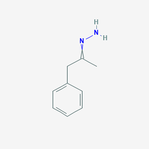 molecular formula C9H12N2 B11749158 (1-Phenylpropan-2-ylidene)hydrazine 