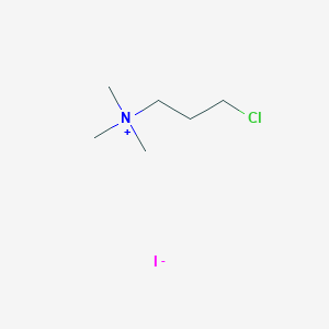 molecular formula C6H15ClIN B11749182 3-Chloro-N,N,N-trimethylpropan-1-aminium iodide CAS No. 6712-43-2