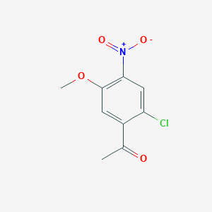 1-(2-Chloro-5-methoxy-4-nitrophenyl)ethanone