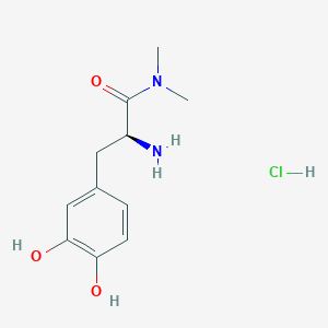 (S)-2-Amino-3-(3,4-dihydroxyphenyl)-N,N-dimethylpropanamide hydrochloride