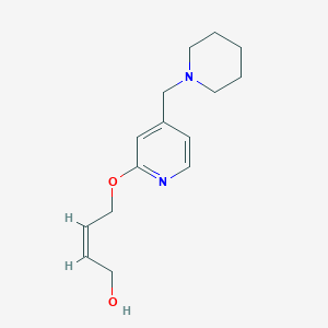 (2Z)-4-[[4-(1-Piperidinylmethyl)-2-pyridinyl]oxy]-2-buten-1-ol