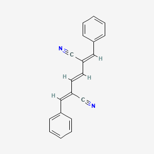 (E)-2,5-Di((Z)-benzylidene)hex-3-enedinitrile