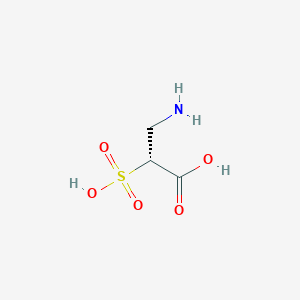 (2R)-3-amino-2-sulfopropanoic acid