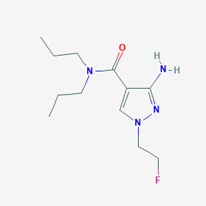 3-Amino-1-(2-fluoroethyl)-N,N-dipropyl-1H-pyrazole-4-carboxamide