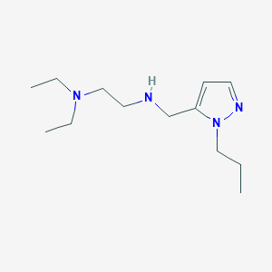 [2-(diethylamino)ethyl][(1-propyl-1H-pyrazol-5-yl)methyl]amine