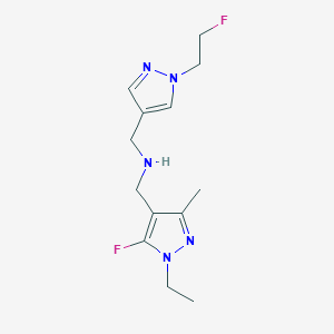 [(1-ethyl-5-fluoro-3-methyl-1H-pyrazol-4-yl)methyl]({[1-(2-fluoroethyl)-1H-pyrazol-4-yl]methyl})amine