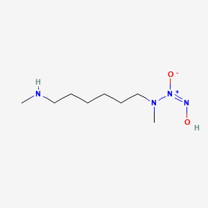 (1Z)-1-(hydroxyimino)-2-methyl-2-[6-(methylamino)hexyl]hydrazin-1-ium-1-olate