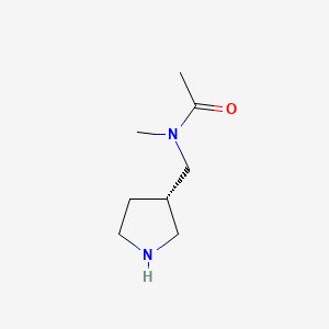 N-methyl-N-{[(3S)-pyrrolidin-3-yl]methyl}acetamide