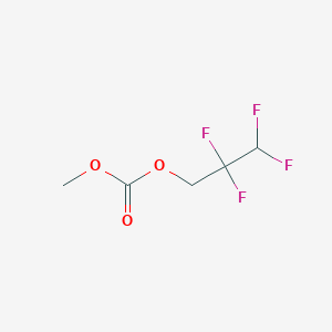 molecular formula C5H6F4O3 B117495 Methyl 2,2,3,3-tetrafluoropropyl carbonate CAS No. 156783-98-1
