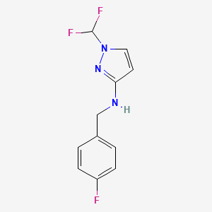 1-(difluoromethyl)-N-(4-fluorobenzyl)-1H-pyrazol-3-amine