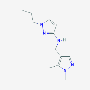 N-[(1,5-Dimethyl-1H-pyrazol-4-YL)methyl]-1-propyl-1H-pyrazol-3-amine